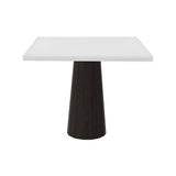 Container Square Table: Large + Bodhi Cover + Traffic White + Grey