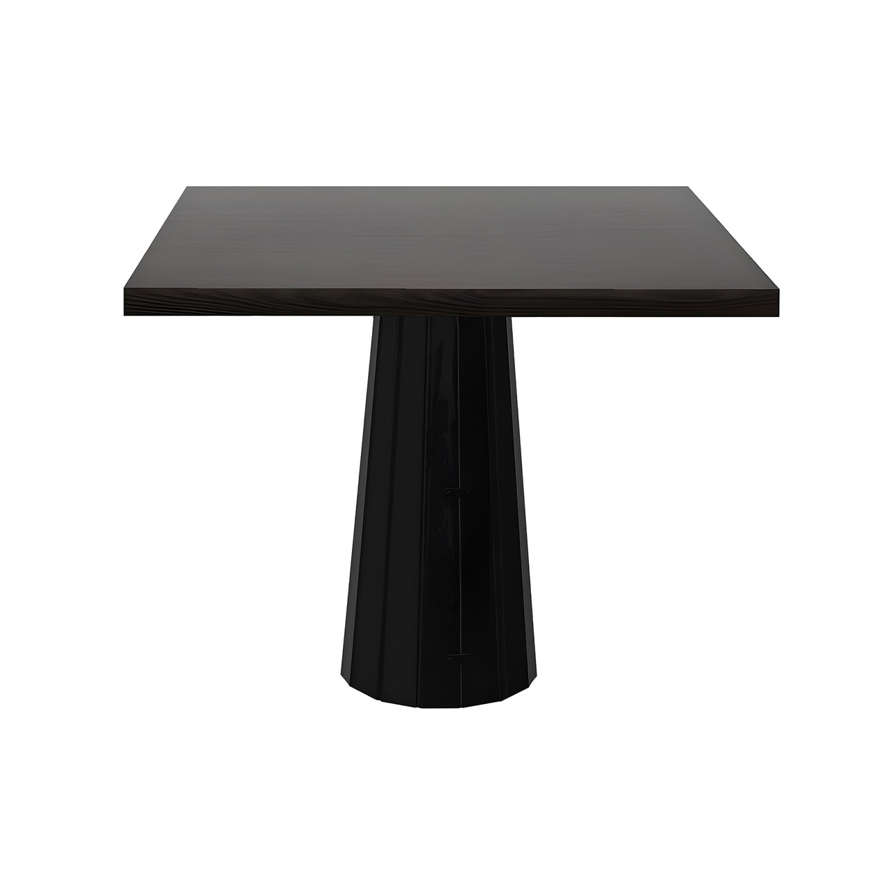Container Square Table: Large + Bodhi Cover + Wenge Stained + Black