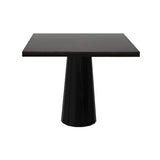 Container Square Table: Large + Bodhi Cover + Wenge Stained + Black