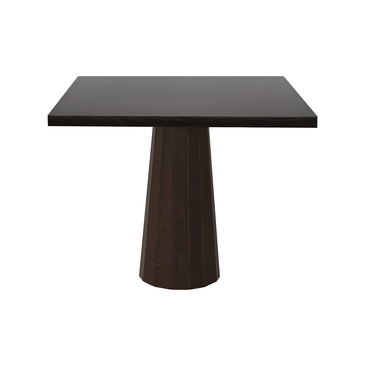 Container Square Table: Large + Bodhi Cover + Wenge Stained + Cinnamon