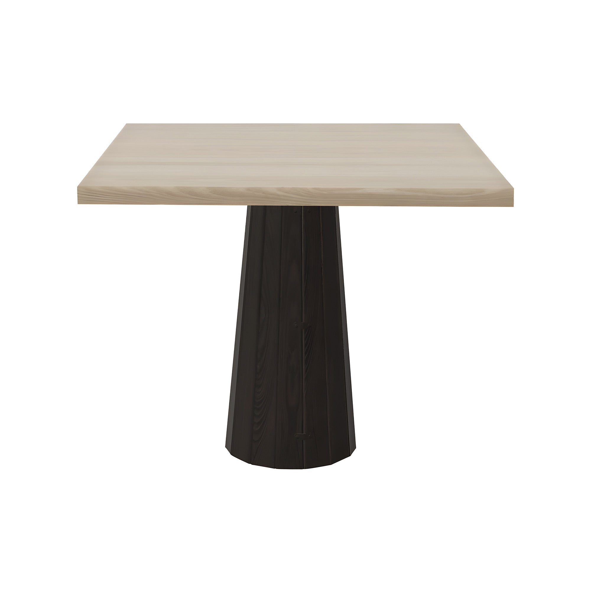 Container Square Table: Large + Bodhi Cover + White Wash Stained + Grey