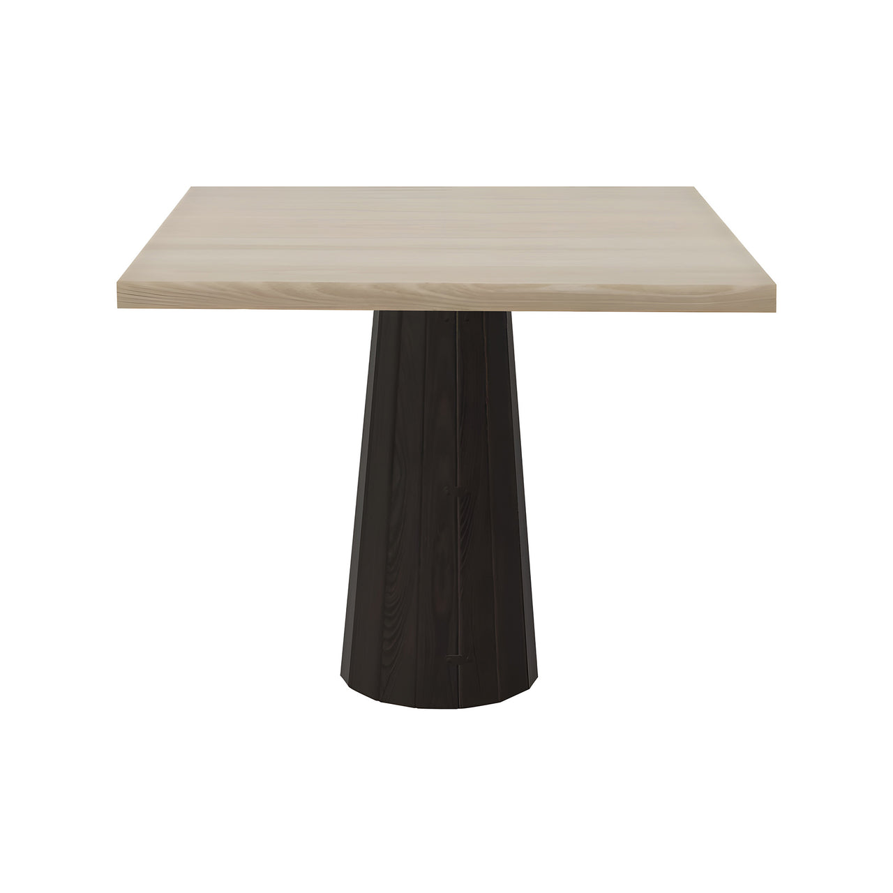 Container Square Table: Large + Bodhi Cover + White Wash Stained + Grey