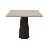 Container Square Table: Large + Bodhi Cover + White Wash Stained + Grey