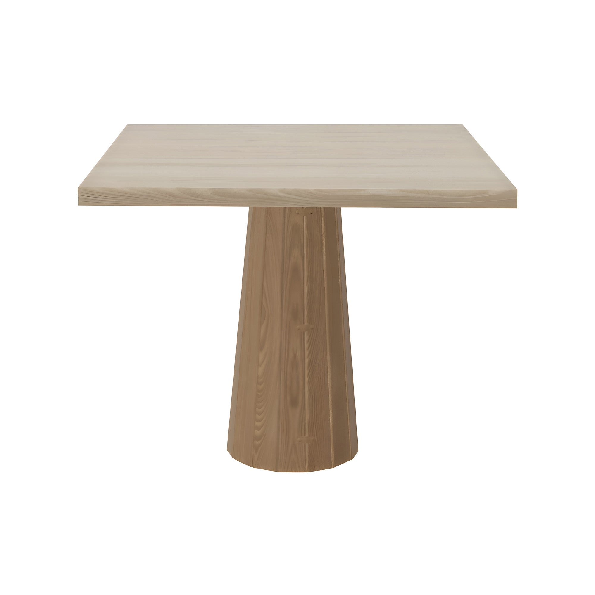 Container Square Table: Large + Bodhi Cover + White Wash Stained + Natural Oil