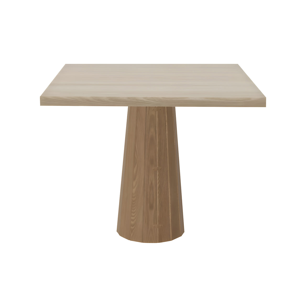 Container Square Table: Large + Bodhi Cover + White Wash Stained + Natural Oil
