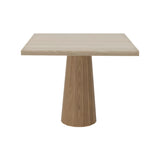 Container Square Table: Large + Bodhi Cover + White Wash Stained + Natural Oil