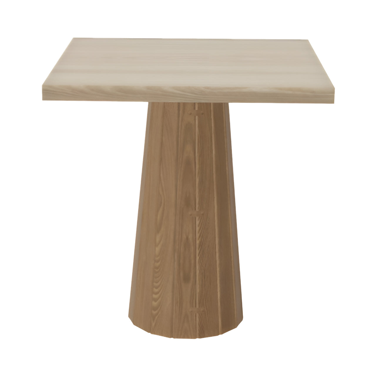 Container Square Table: Small + Bodhi Cover + White Wash Stained + Natural Oil