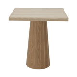 Container Square Table: Small + Bodhi Cover + White Wash Stained + Natural Oil