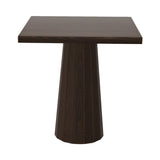 Container Square Table: Small + Bodhi Cover + Cinnamon Stained + Cinnamon
