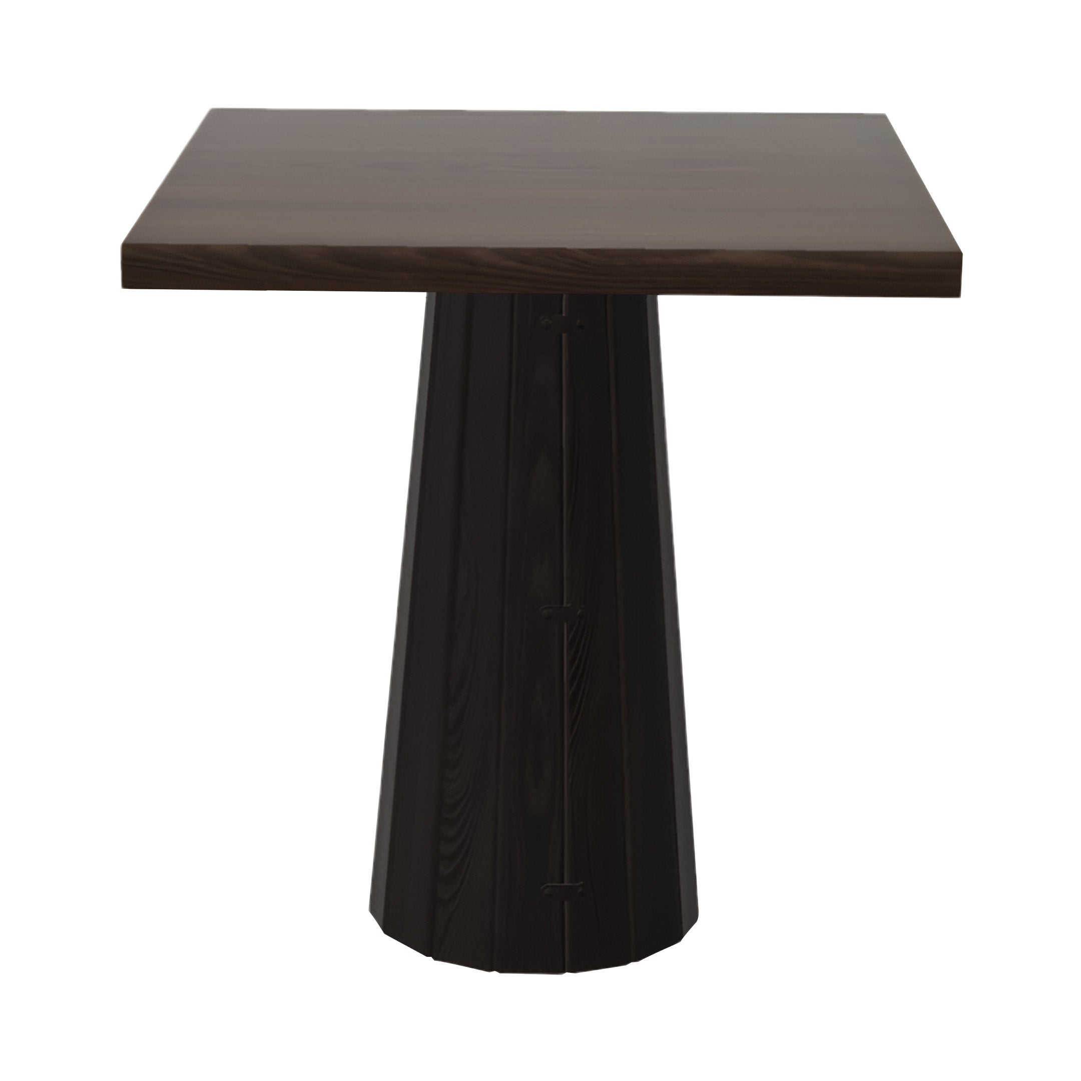 Container Square Table: Small + Bodhi Cover + Cinnamon Stained + Wenge