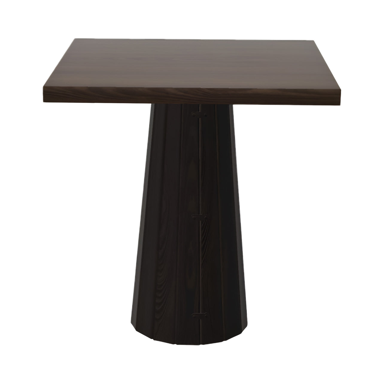 Container Square Table: Small + Bodhi Cover + Cinnamon Stained + Wenge