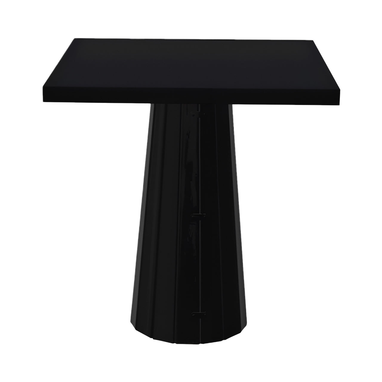 Container Square Table: Small + Bodhi Cover + Jet Black + Black