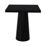 Container Square Table: Small + Bodhi Cover + Jet Black + Black