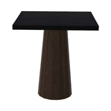 Container Square Table: Small + Bodhi Cover + Jet Black + Cinnamon