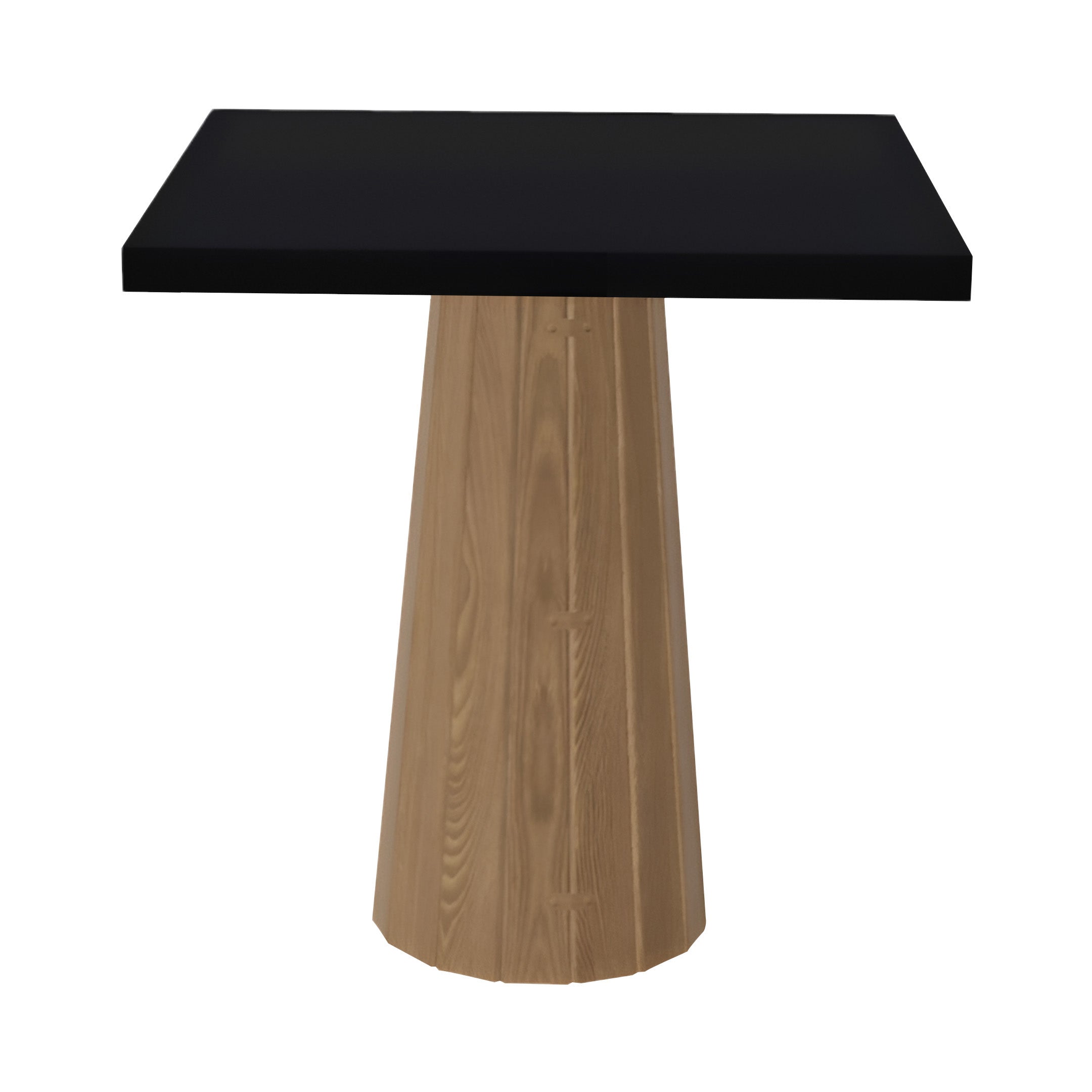 Container Square Table: Small + Bodhi Cover + Jet Black + Natural Oil