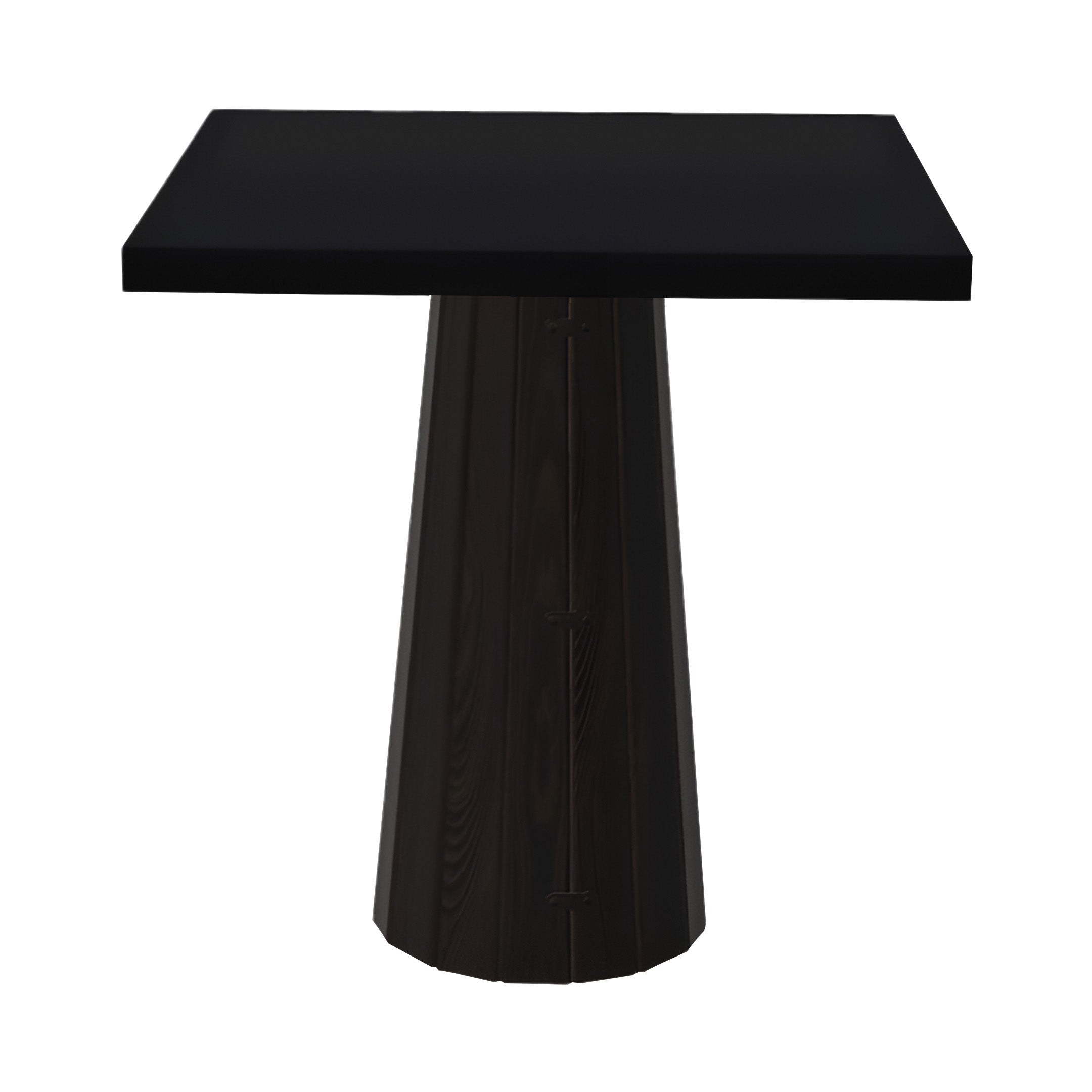 Container Square Table: Small + Bodhi Cover + Jet Black + Wenge