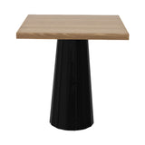Container Square Table: Small + Bodhi Cover + Natural Oil + Black