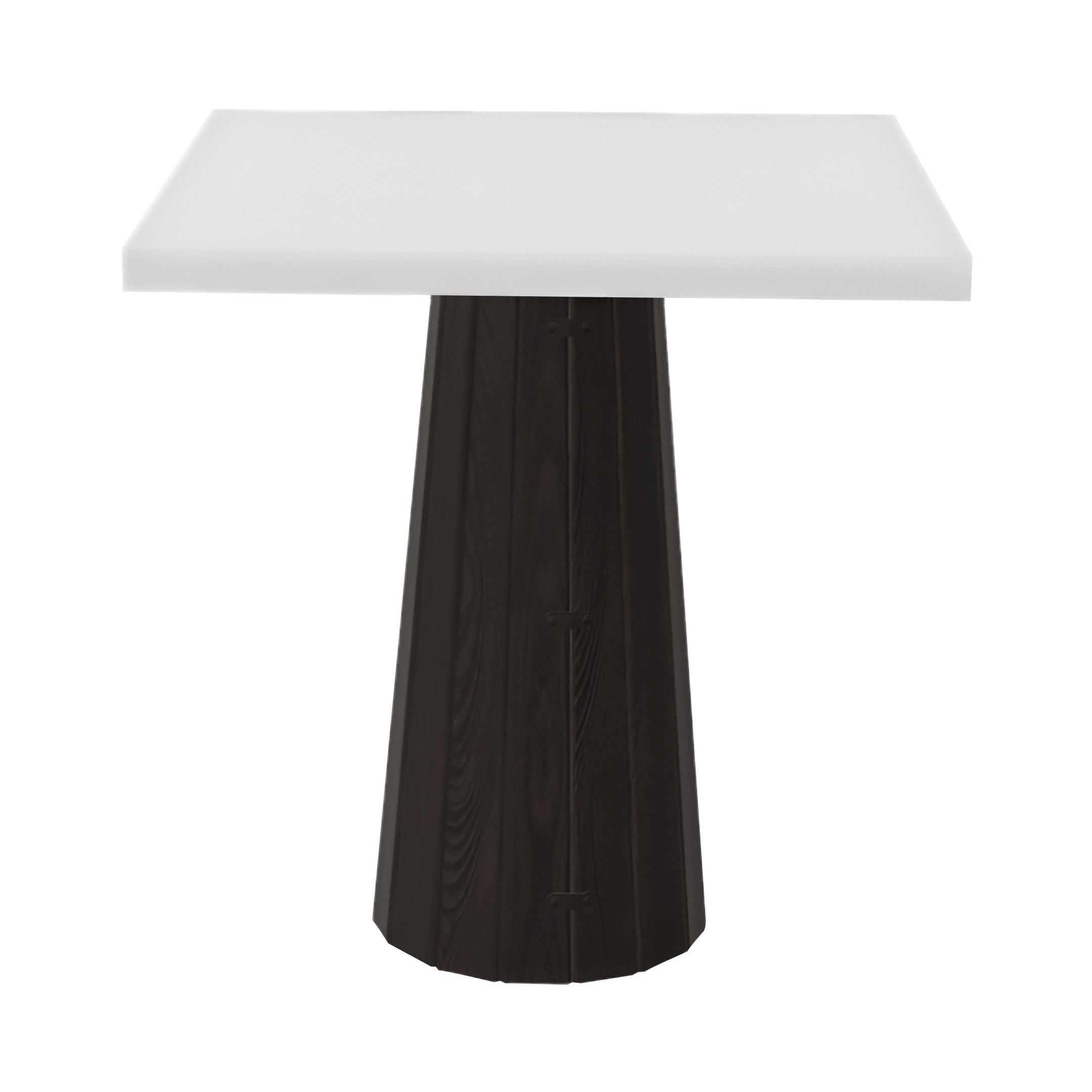 Container Square Table: Small + Bodhi Cover + Traffic White + Grey