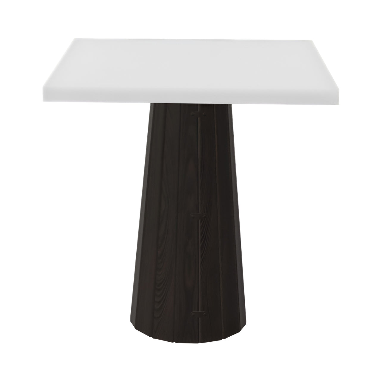Container Square Table: Small + Bodhi Cover + Traffic White + Grey
