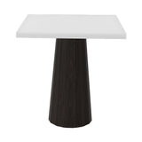 Container Square Table: Small + Bodhi Cover + Traffic White + Grey