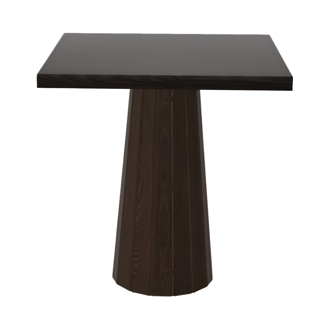 Container Square Table: Small + Bodhi Cover + Wenge Stained + Cinnamon