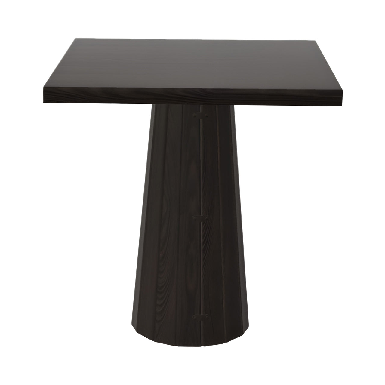 Container Square Table: Small + Bodhi Cover + Wenge Stained + Grey