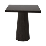Container Square Table: Small + Bodhi Cover + Wenge Stained + Grey