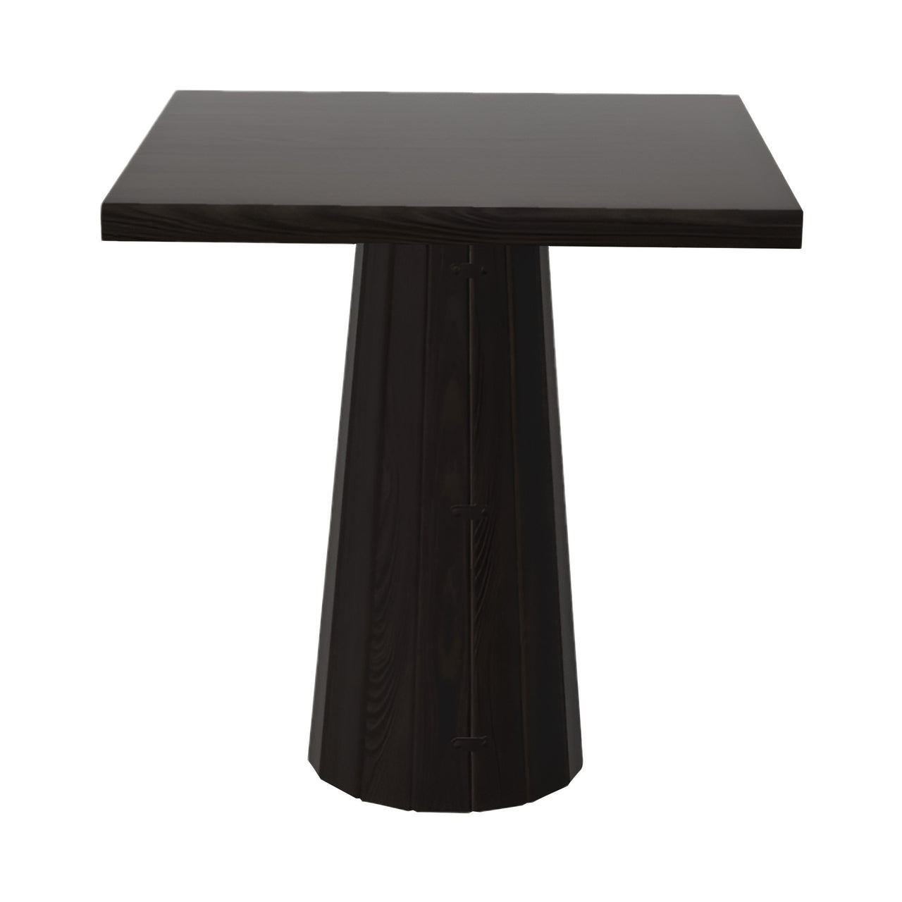 Container Square Table: Small + Bodhi Cover + Wenge Stained + Wenge