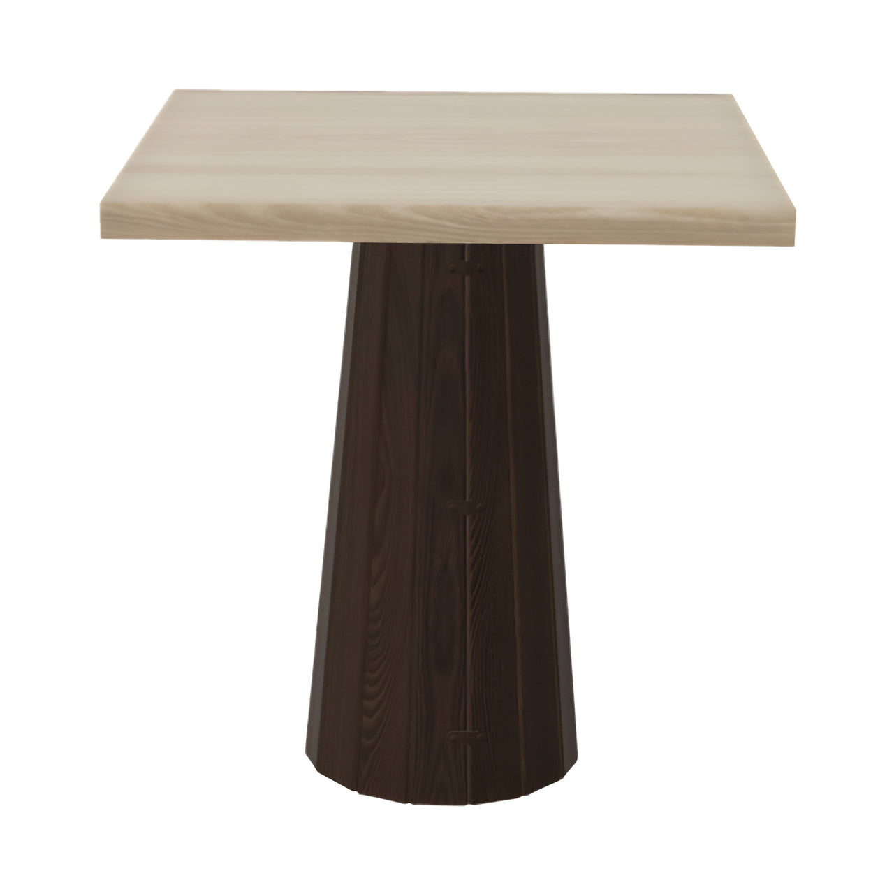 Container Square Table: Small + Bodhi Cover + White Wash Stained + Cinnamon