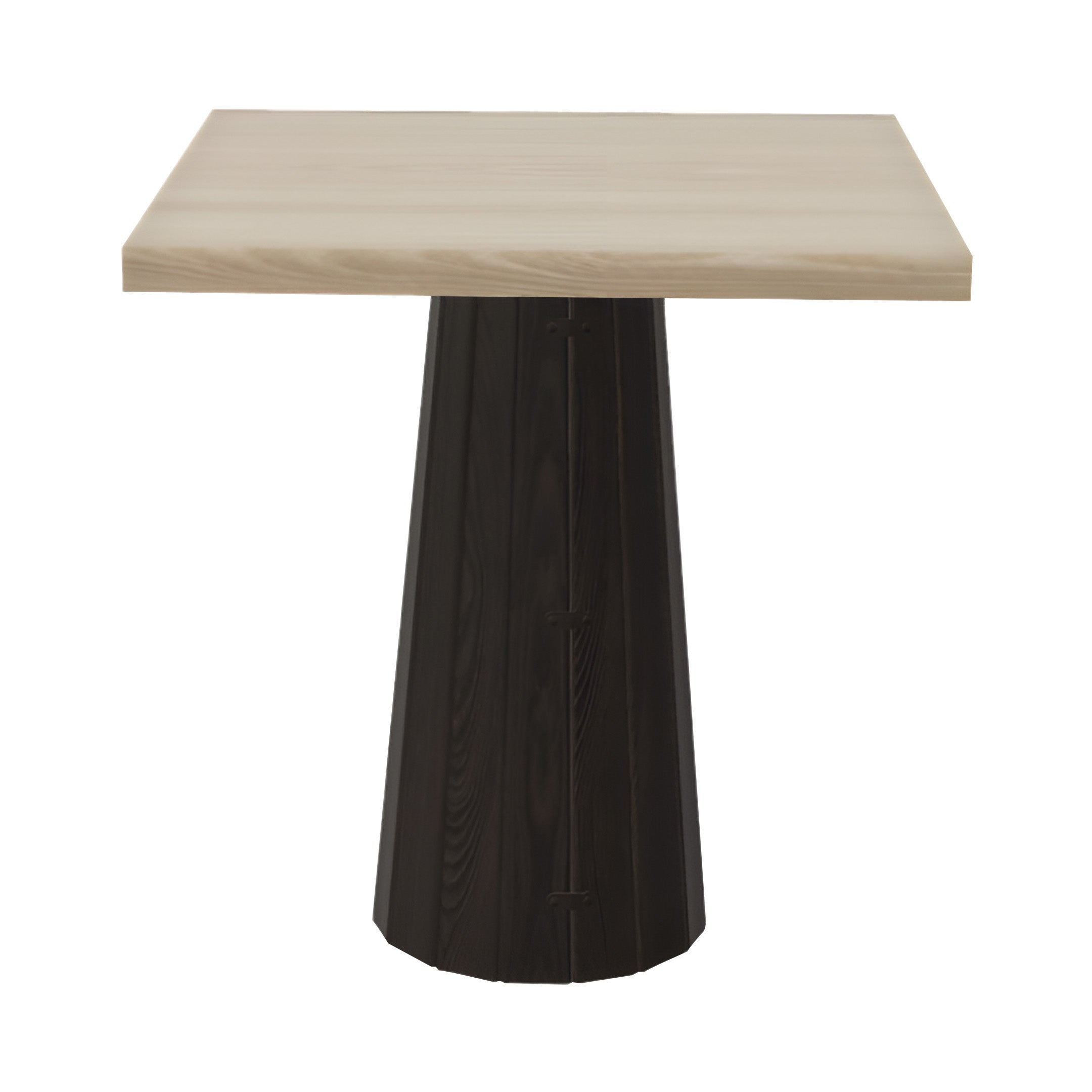 Container Square Table: Small + Bodhi Cover + White Wash Stained + Grey