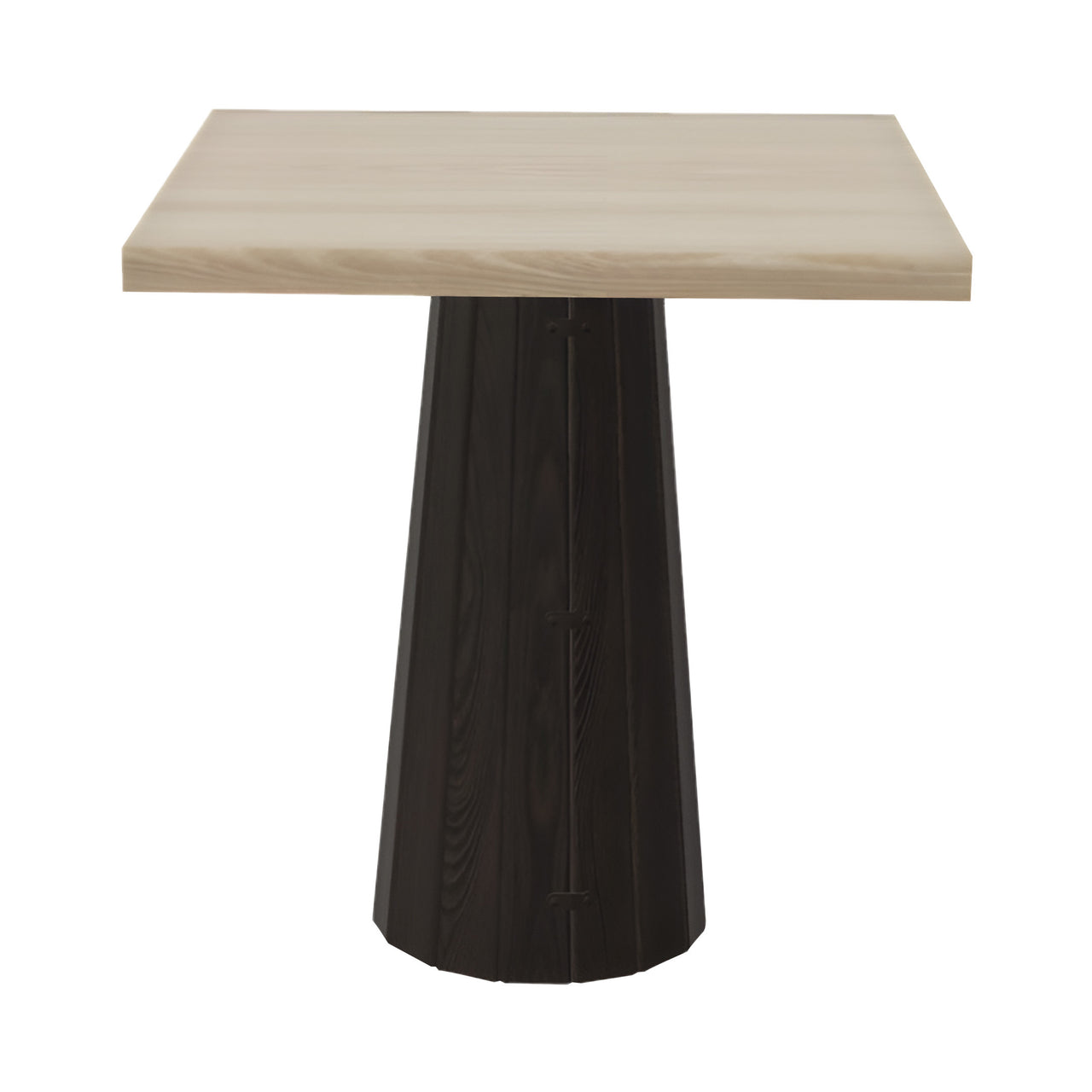 Container Square Table: Small + Bodhi Cover + White Wash Stained + Grey