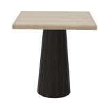 Container Square Table: Small + Bodhi Cover + White Wash Stained + Grey