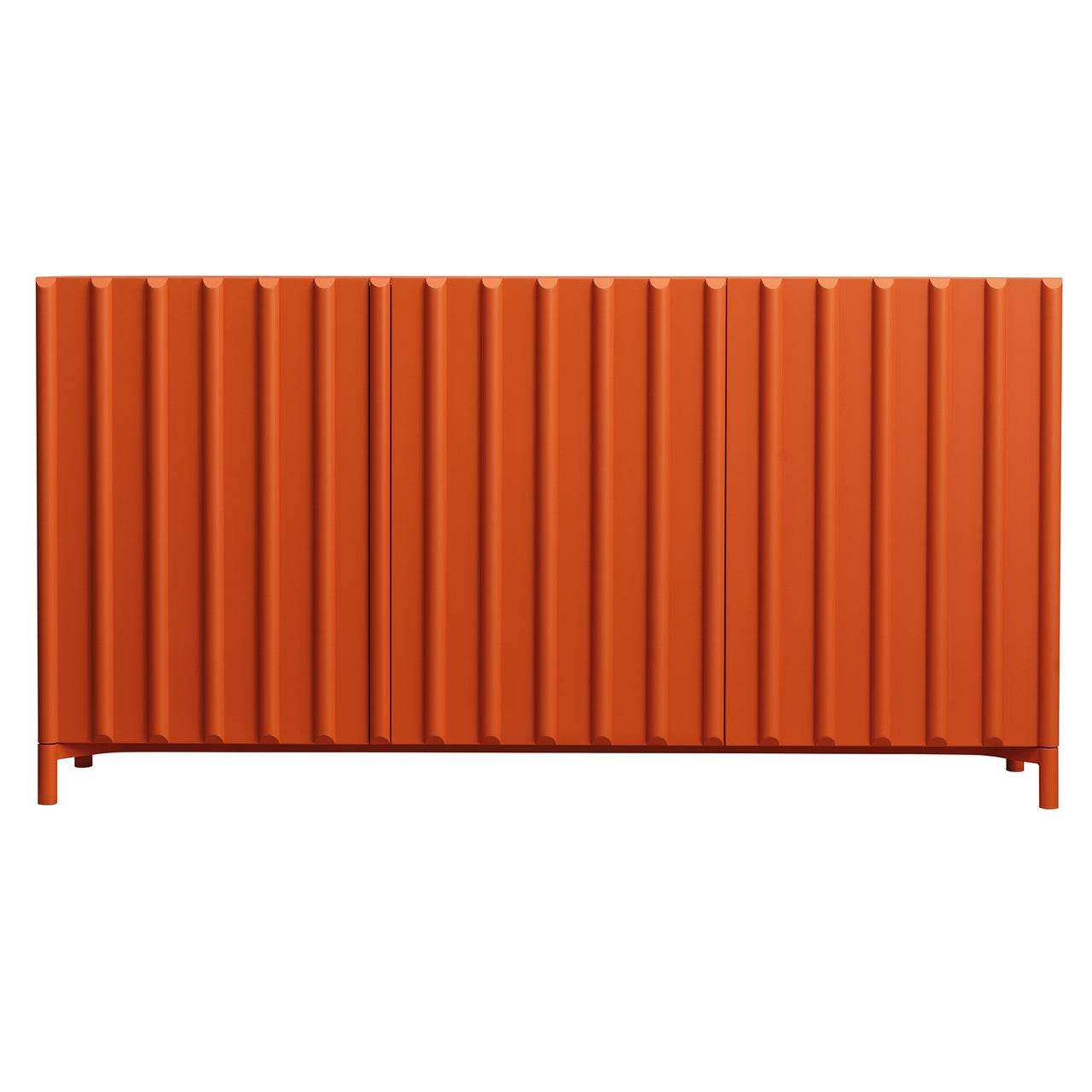 Containermid Cabinet: Medium + Lacquered Brick + Lacquered Brick