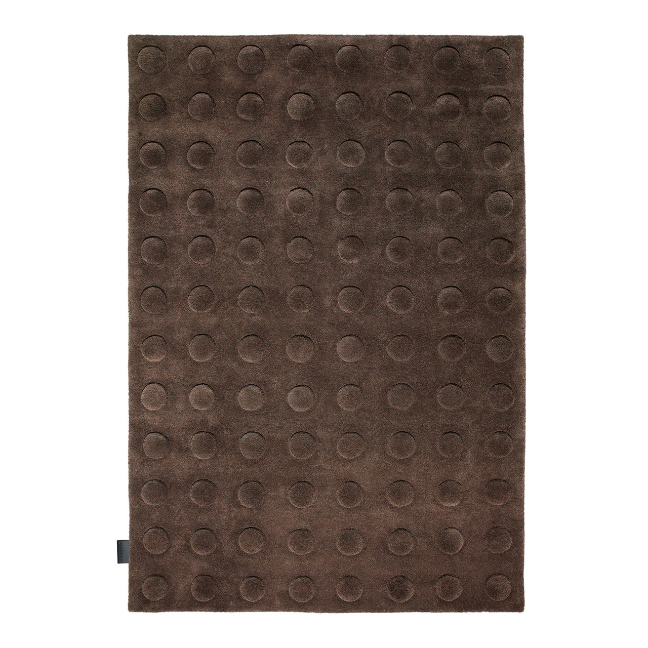 Convex Rug: Medium + Bitter Chocolate