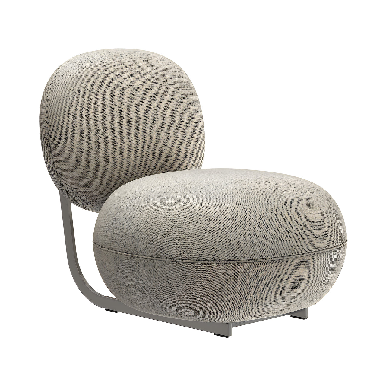 Cooper Lounge Chair: Steel