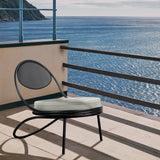 Copacabana Outdoor Lounge Chair: Seat Upholstered + LS