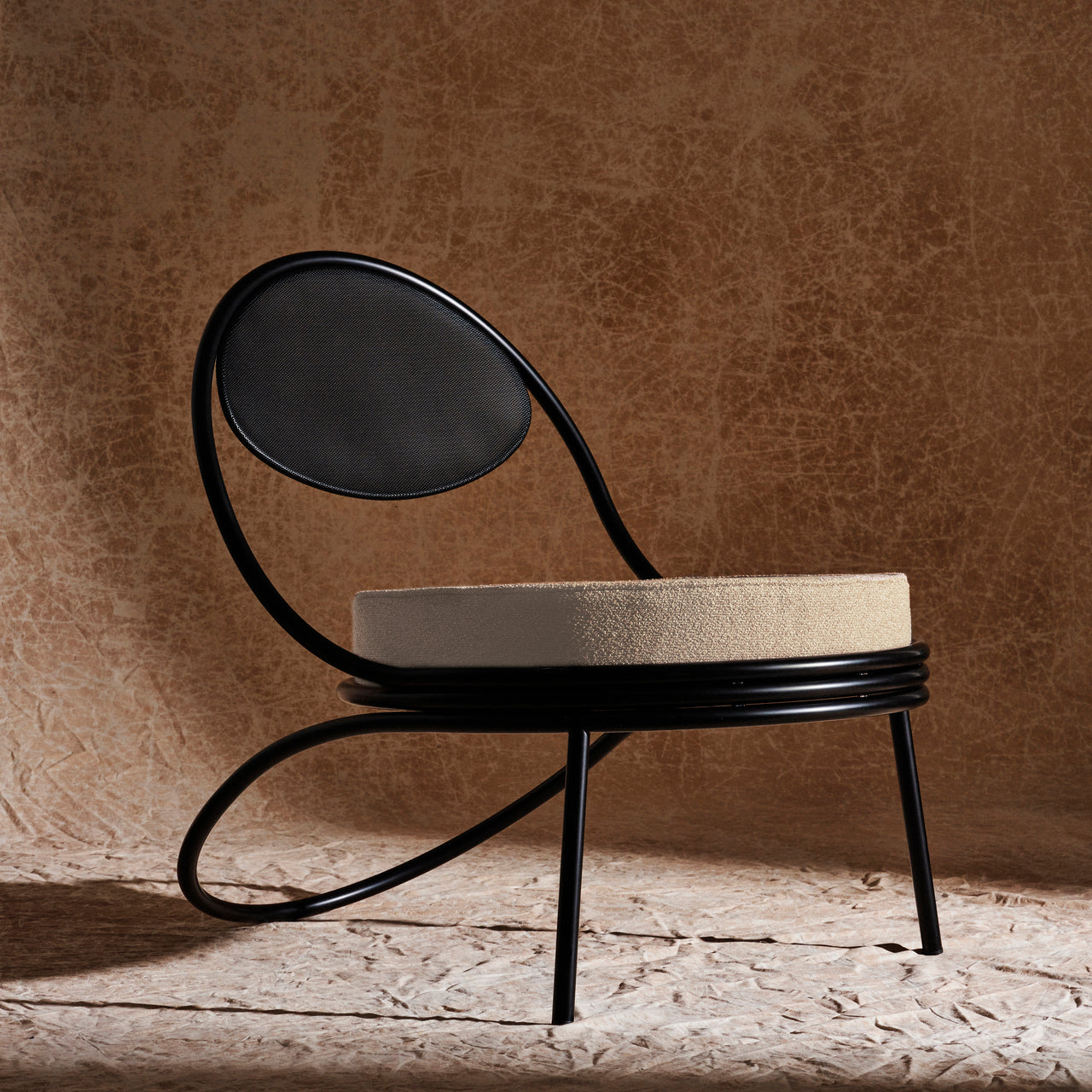 Copacabana Outdoor Lounge Chair: Seat Upholstered + LS