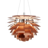 PH Artichoke Pendant: Extra Large + Copper + White