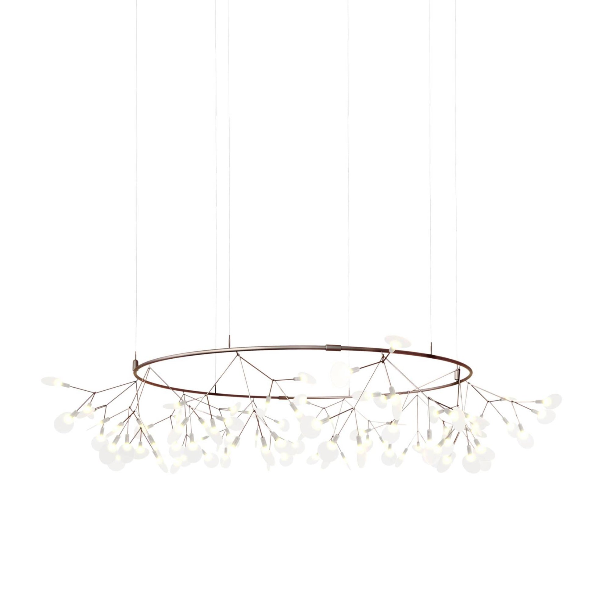 Heracleum III The Small Big O Suspension Lamp: Copper