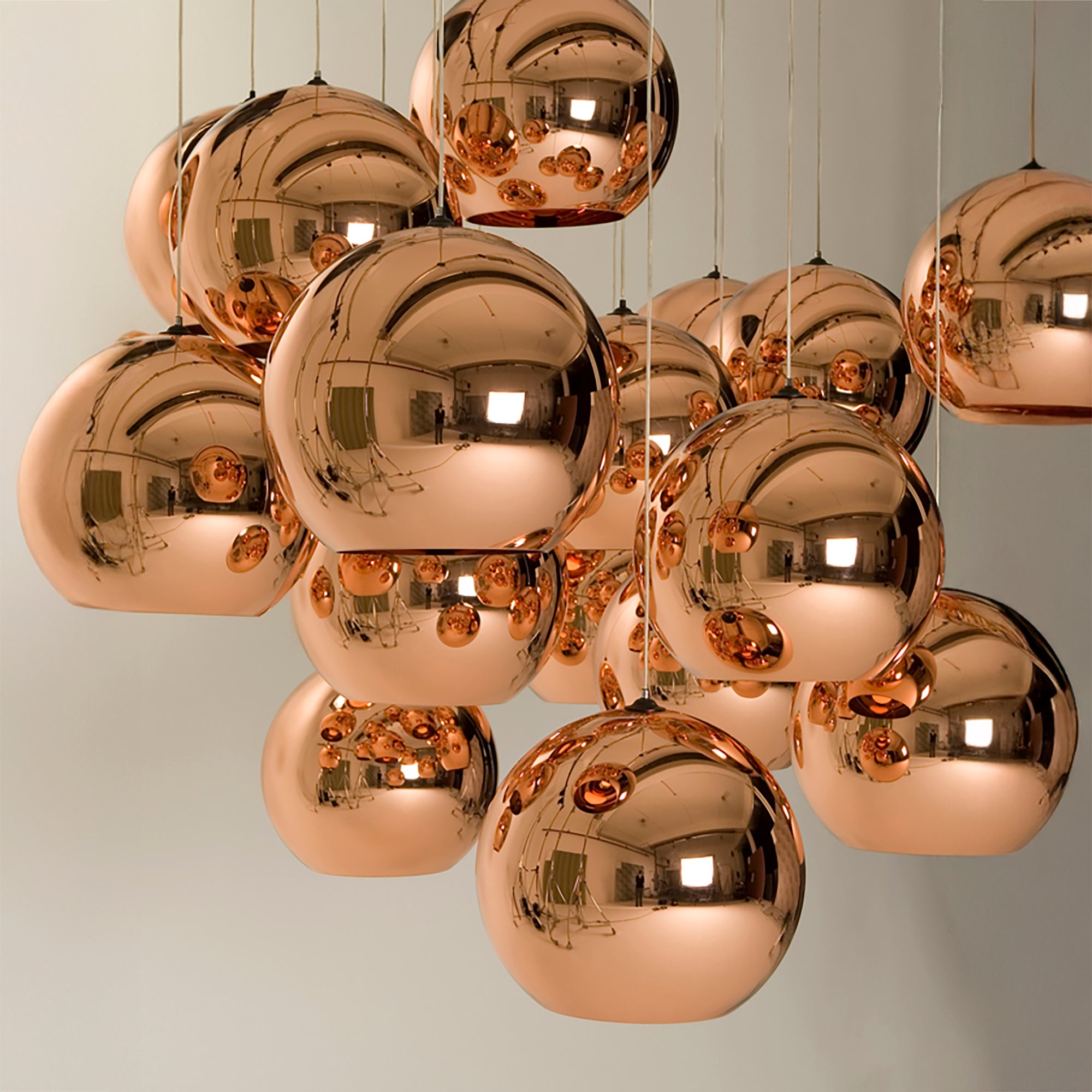Copper LED Pendant