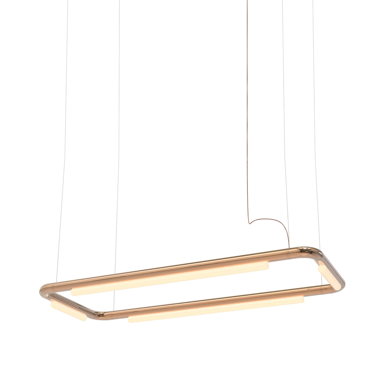 Pipeline CM4 Pendant Light: Copper