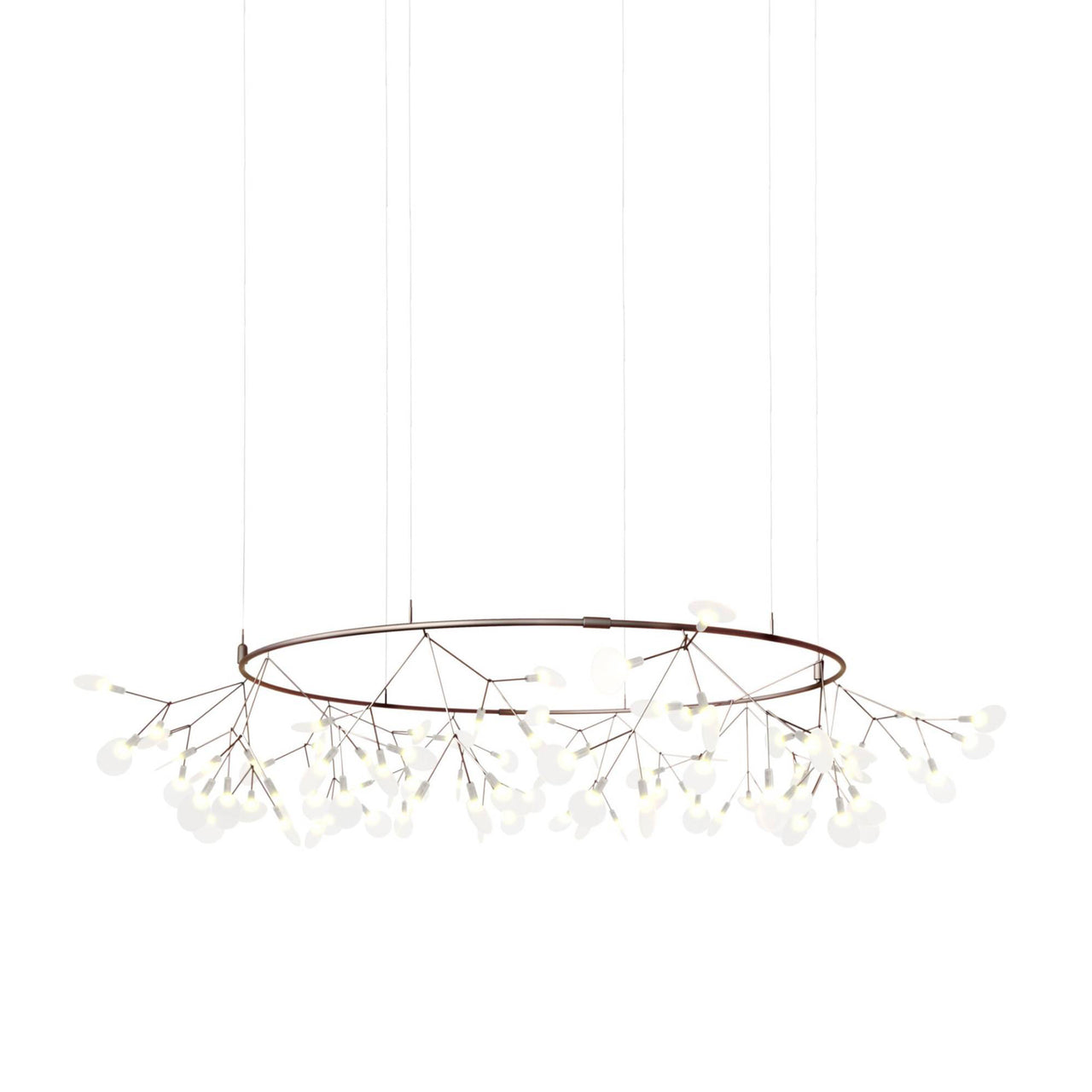 Heracleum III The Small Big O Suspension Lamp: Copper
