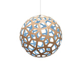 Coral Pendant Light: XX Large + Bamboo + Blue + White