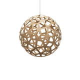 Coral Pendant Light: XX Large + Bamboo + White