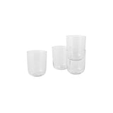 Corky Glasses: Set of 4 + Tall + Clear