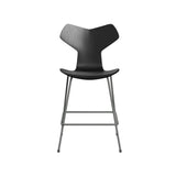 Grand Prix Bar + Counter Stool: Counter + Black Lacquered Veneer