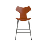 Grand Prix Bar + Counter Stool: Counter + Paradise Orange Lacquered Veneer
