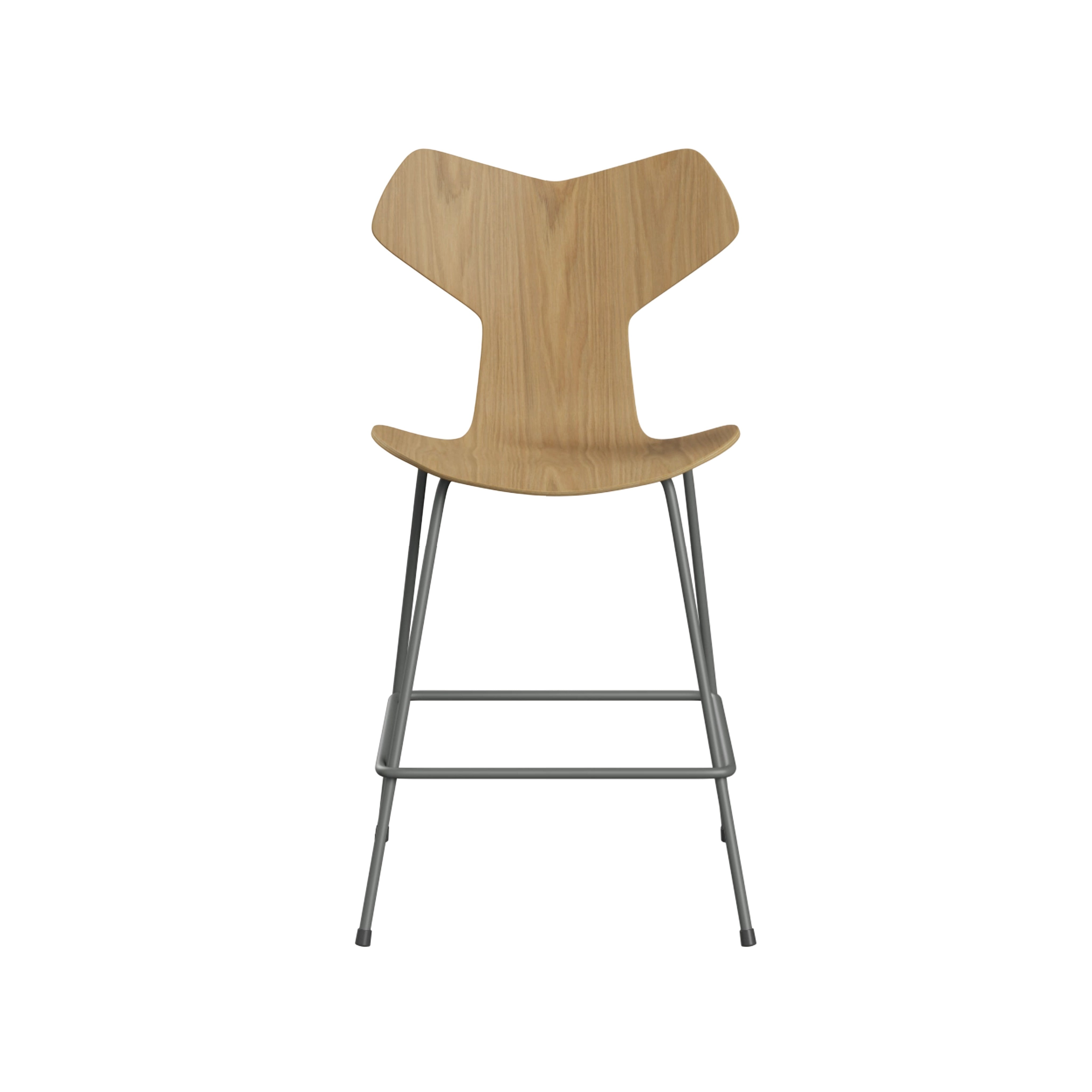 Grand Prix Bar + Counter Stool: Counter + Clear Lacquered Oak
