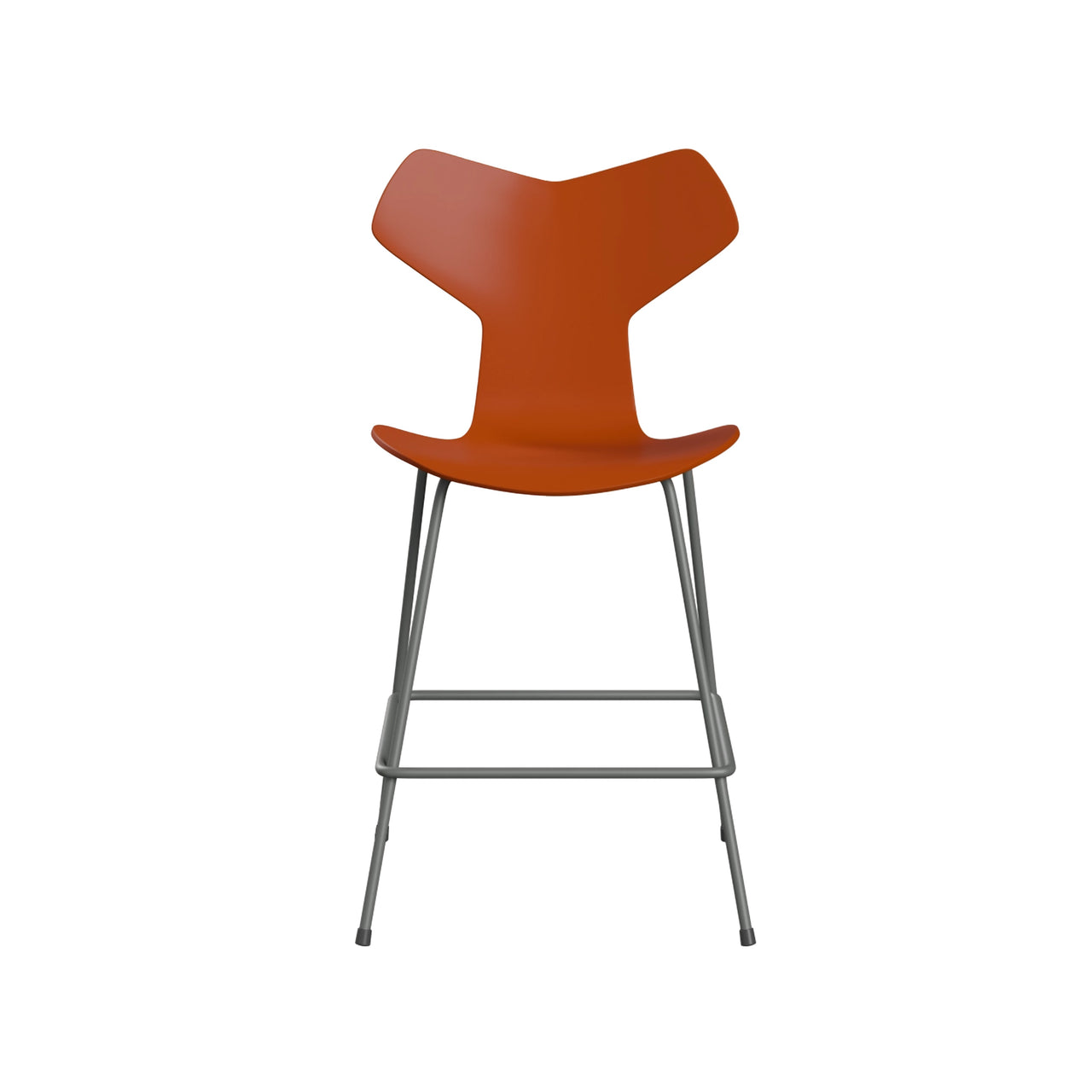 Grand Prix Bar + Counter Stool: Counter + Paradise Orange