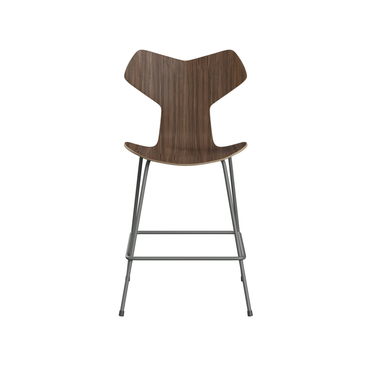 Grand Prix Bar + Counter Stool: Counter + Clear Lacquered Walnut